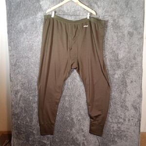 Carhartt Green Work Dry Midweight Polyester Thermal Underpants Bottoms Mens 4X